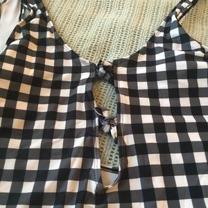 Gingham Plus size One Piece